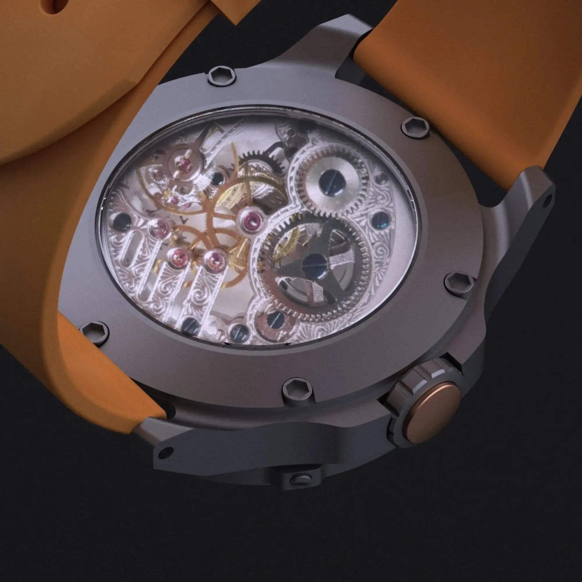 Automatic mechanical bronze/ Titanium diving watch sidaxin