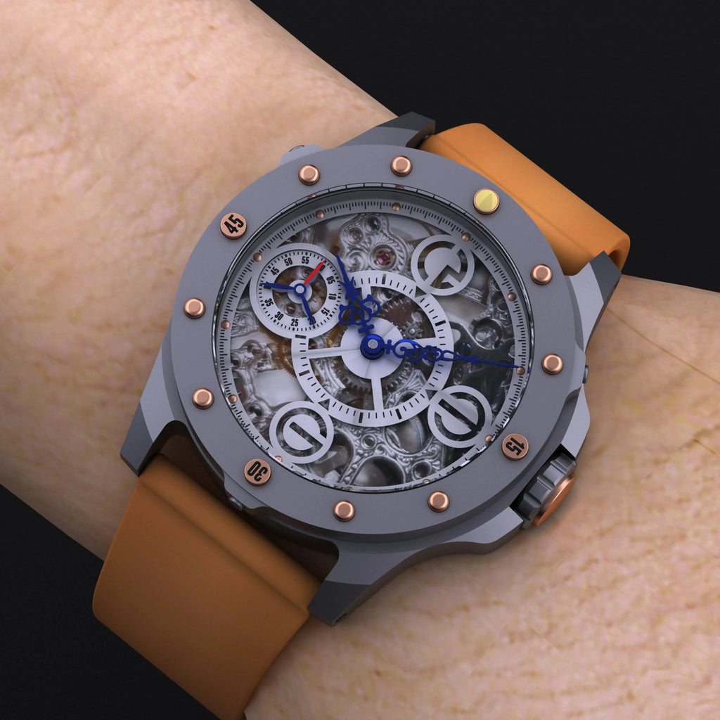 Automatic mechanical bronze/ Titanium diving watch sidaxin