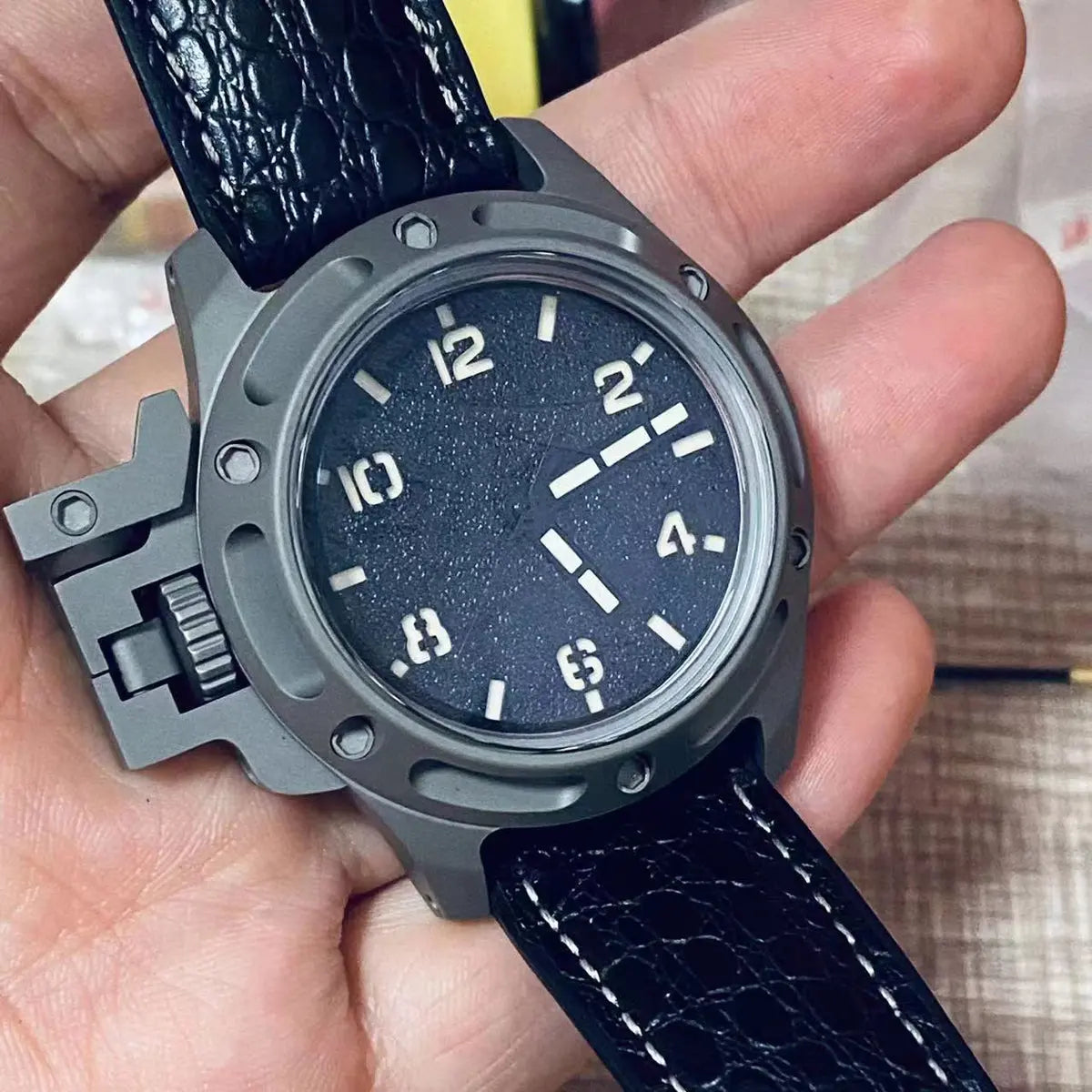 Automatic mechanical bronze/ Titanium/stainless steel diving watch sidaxin