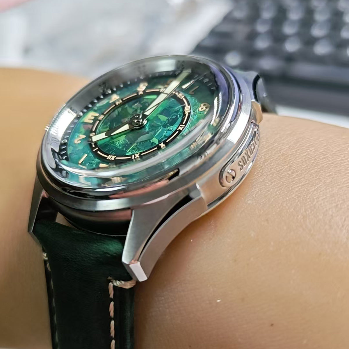 Automatic mechanical stainless steel /bronze diving watch sidaxin  sidaxin sidaxin