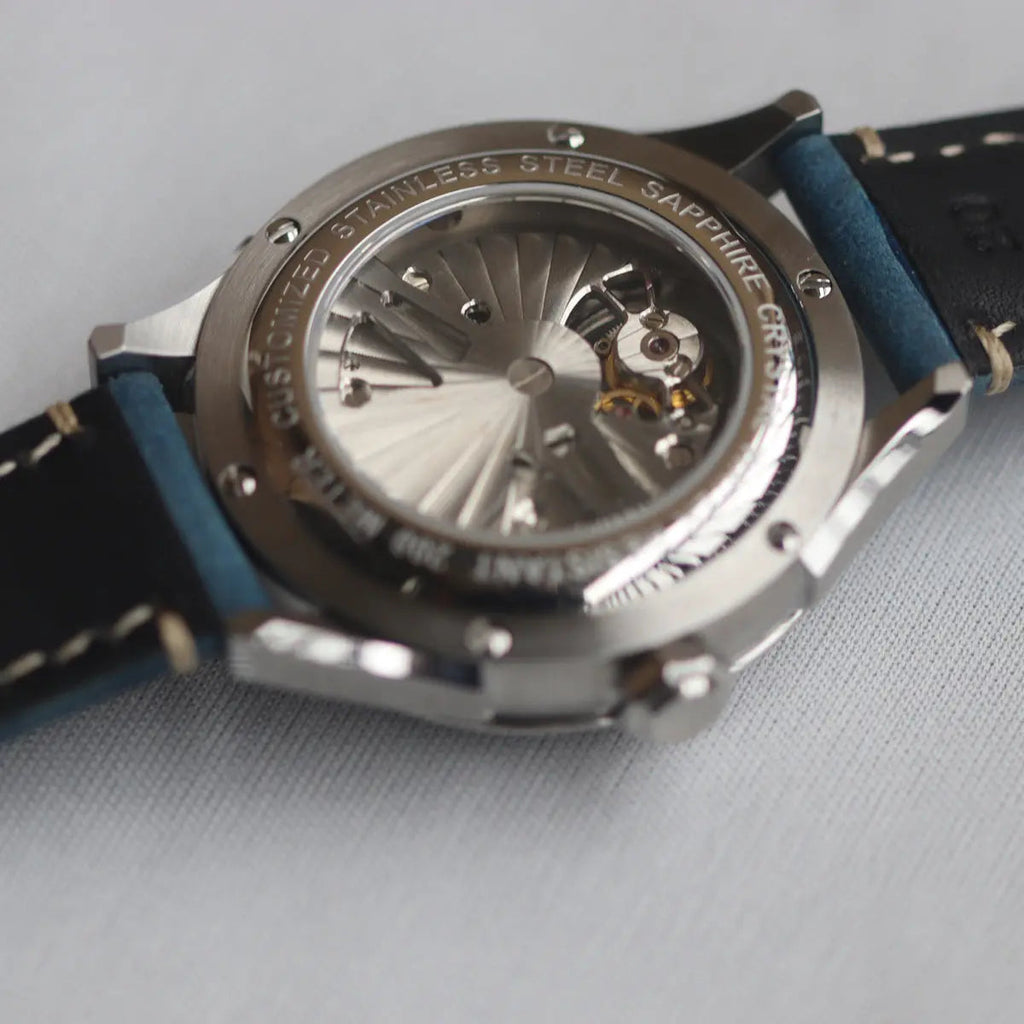 Automatic coaxial tourbillonarched stainless steel watch sidaxin
