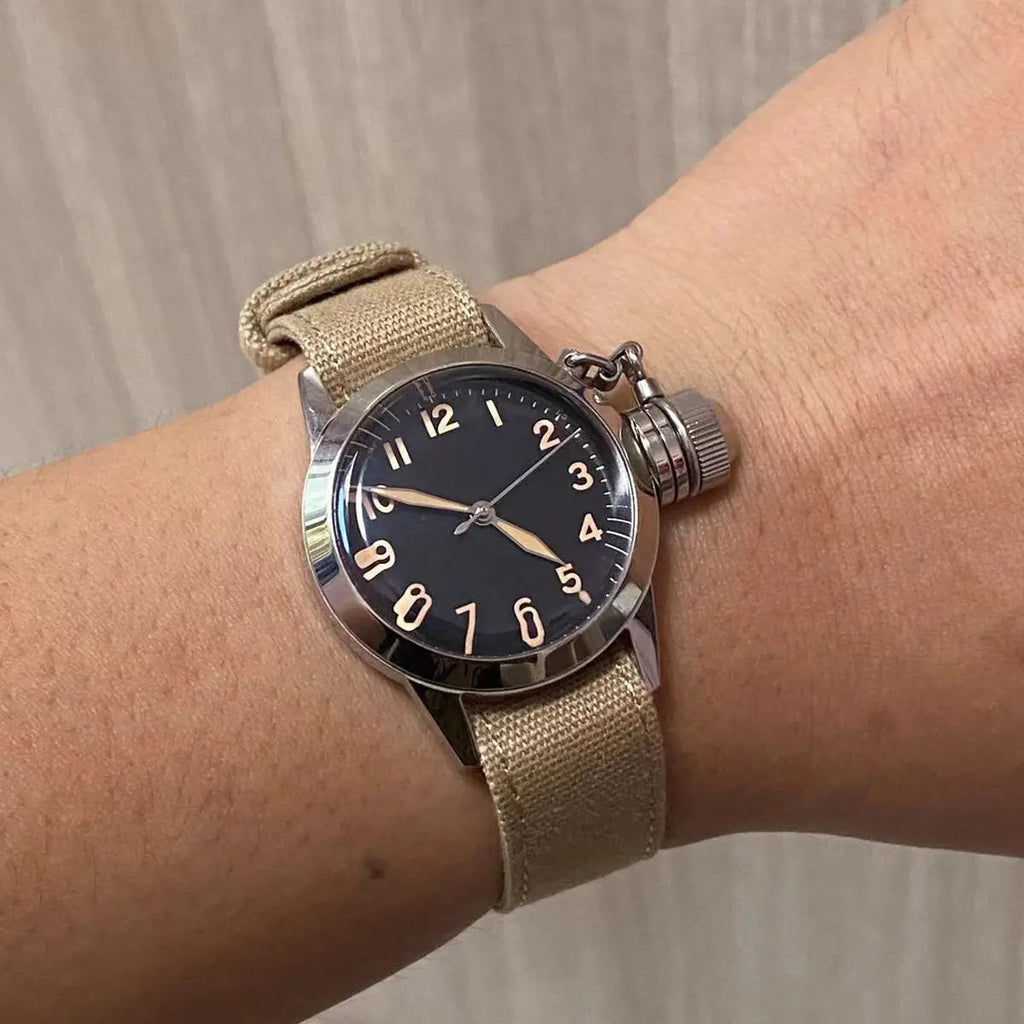 Automatic mechanical Bronze/Stainless Steel watch sidaxin