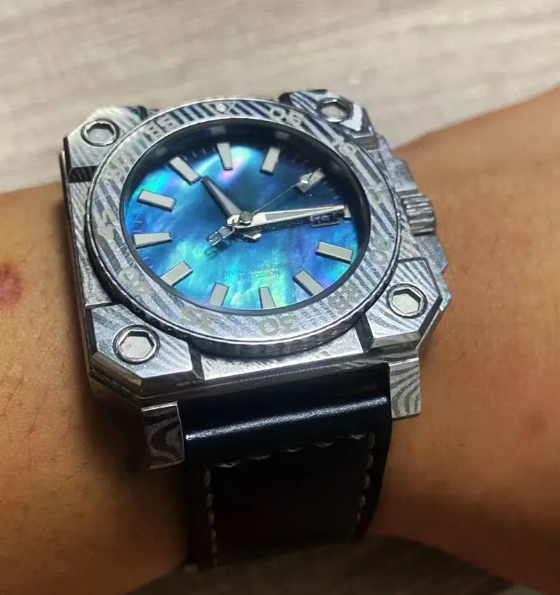 Automatic mechanical Damascus watch sidaxin