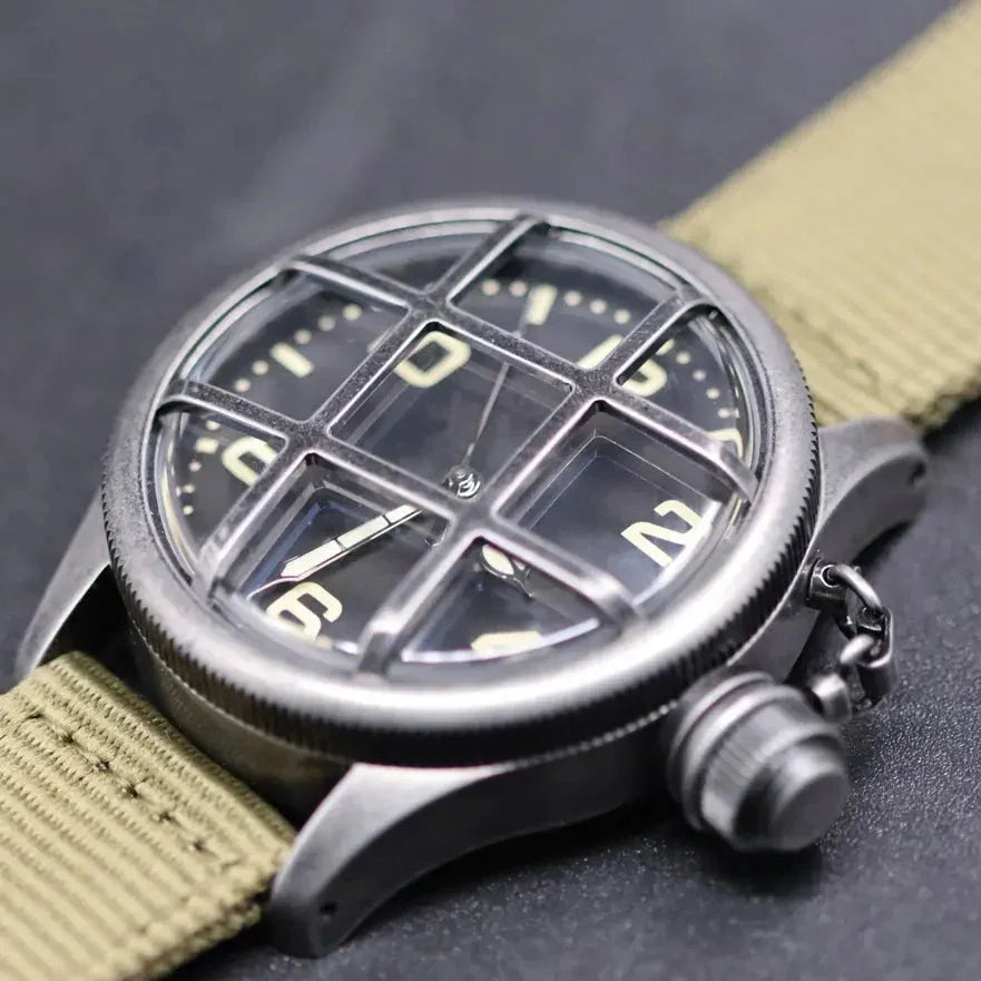 Automatic mechanical bronze/ stainless steel（All-optical&amp;Antique black） watch sidaxin
