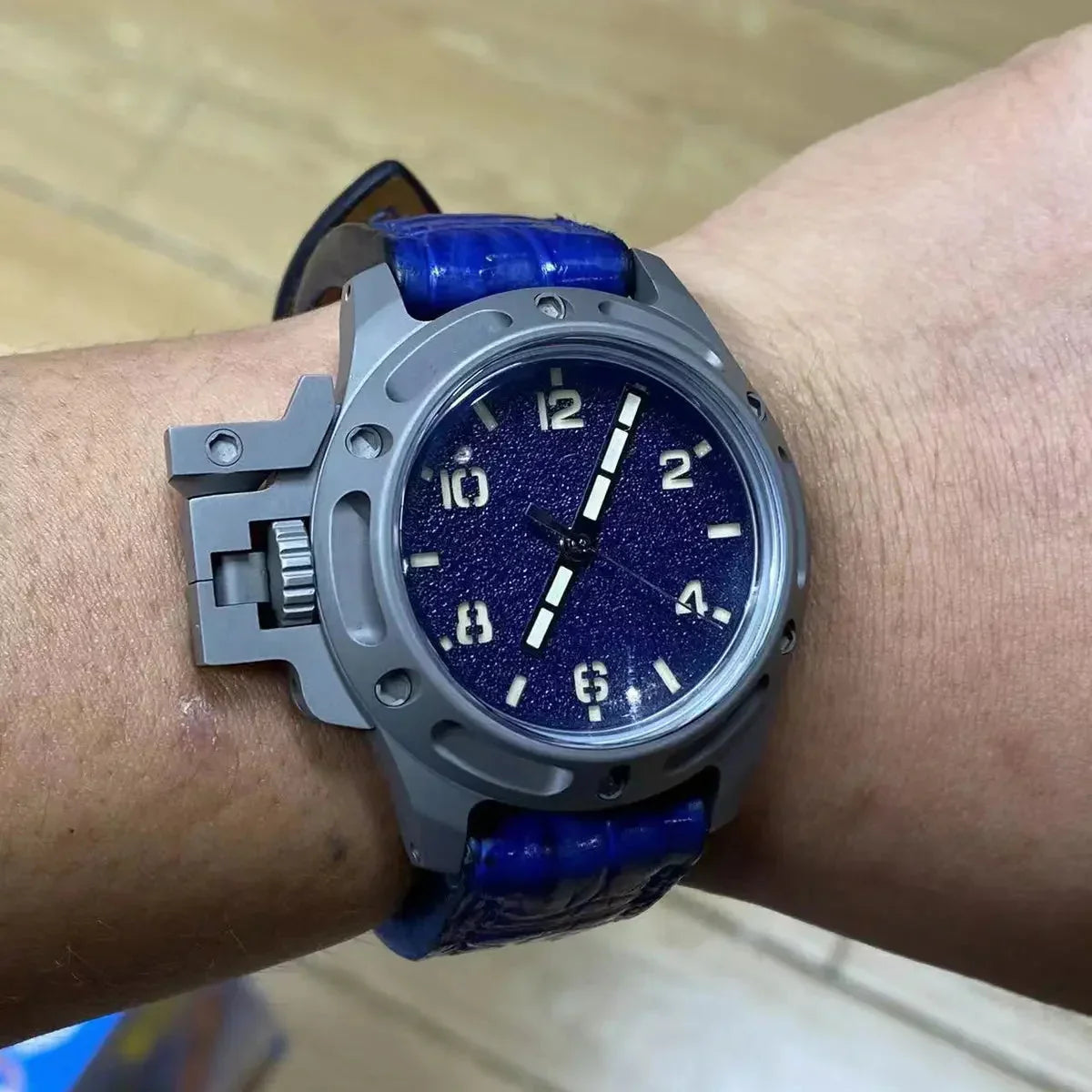 Automatic mechanical bronze/ Titanium/stainless steel diving watch sidaxin