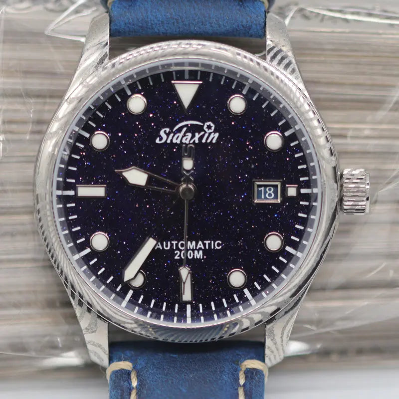 Automatic mechanical Damascus watch sidaxin