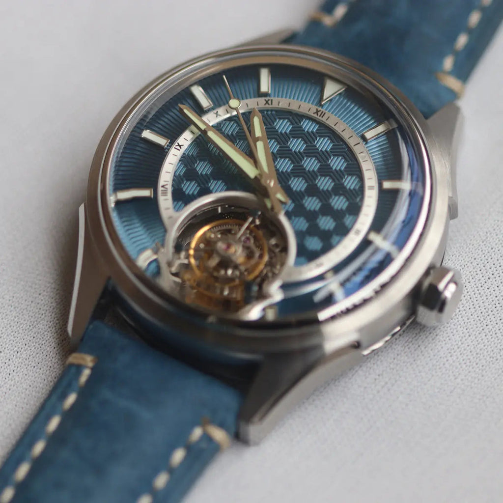 Automatic coaxial tourbillonarched stainless steel watch sidaxin
