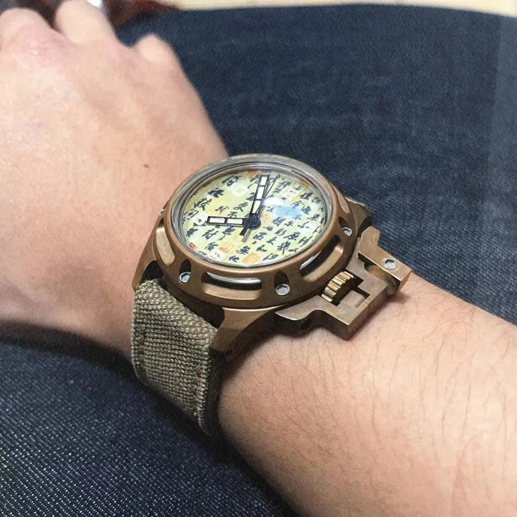 Automatic mechanical bronze/ Titanium/stainless steel diving watch sidaxin