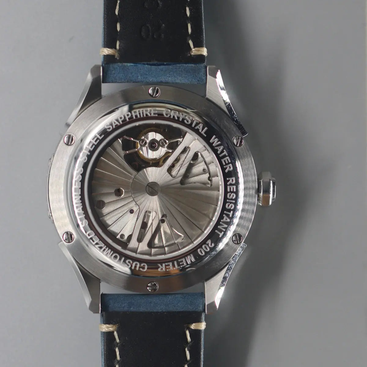 Automatic coaxial tourbillonarched stainless steel watch sidaxin
