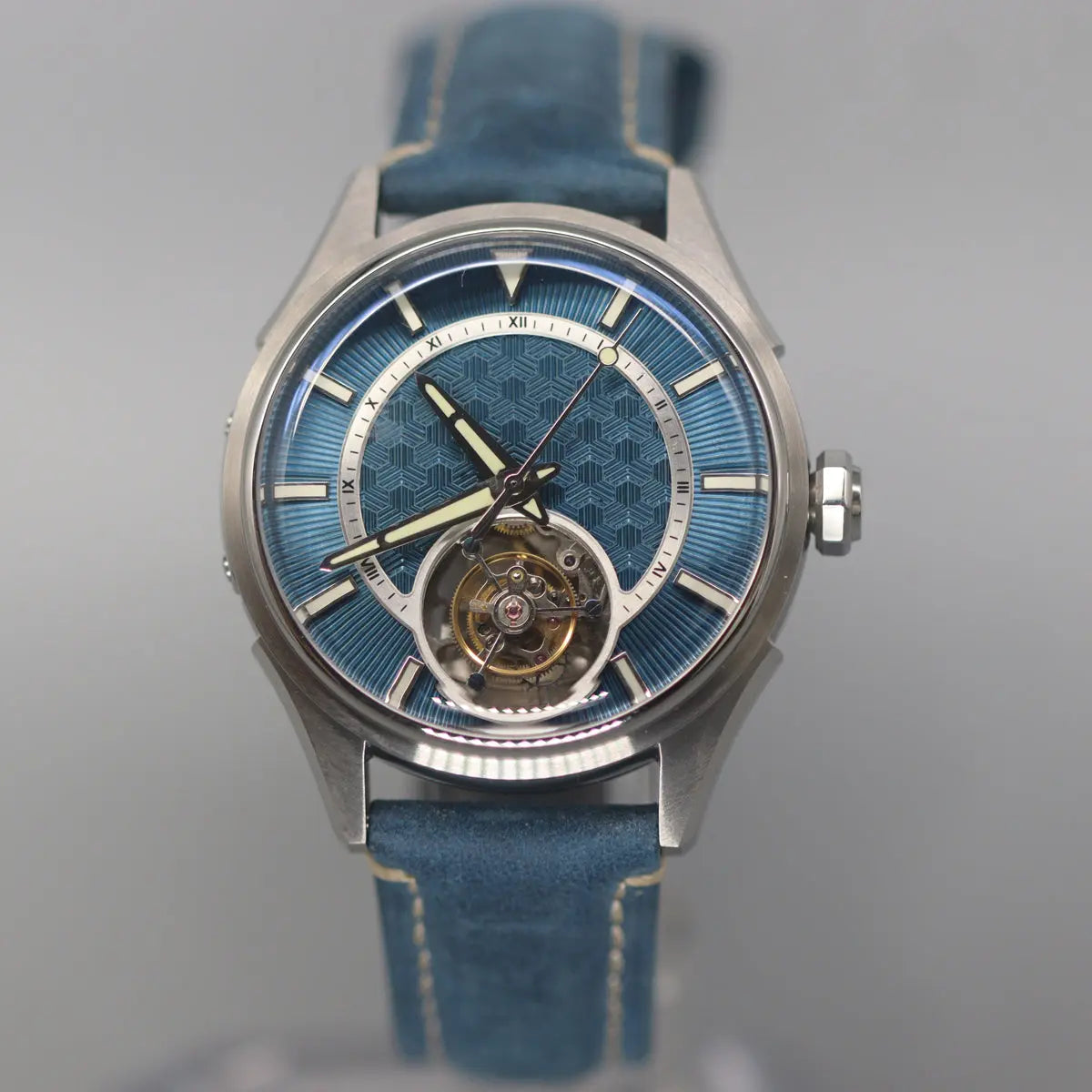 Automatic coaxial tourbillonarched stainless steel watch sidaxin