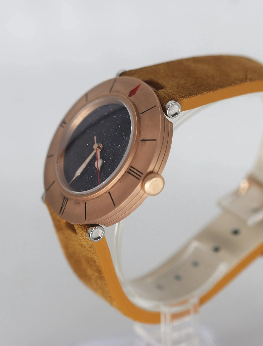 Automatic mechanical bronze/ stainless steel ultra-thin watch sidaxin