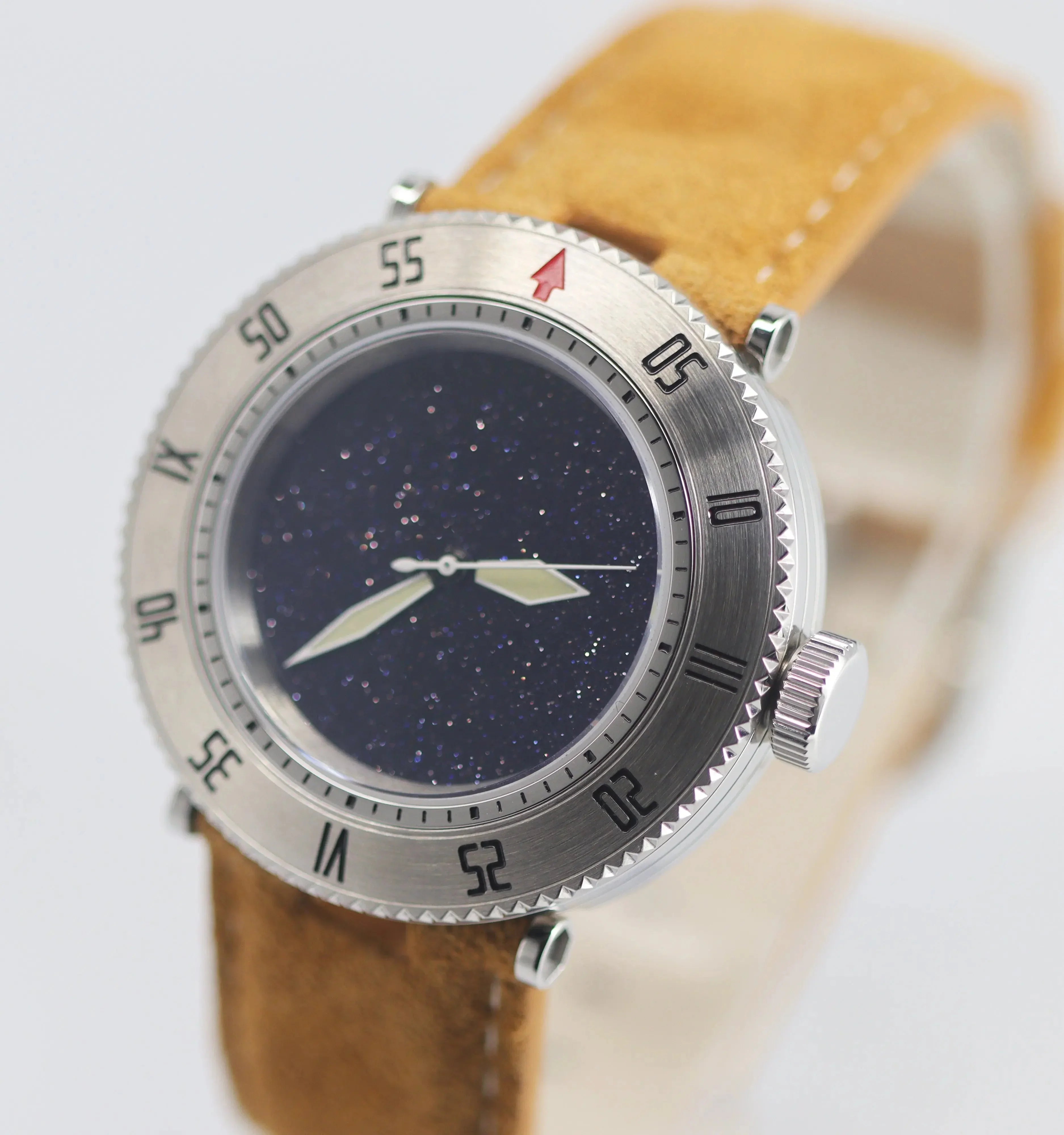 Automatic mechanical bronze/ stainless steel ultra-thin watch sidaxin