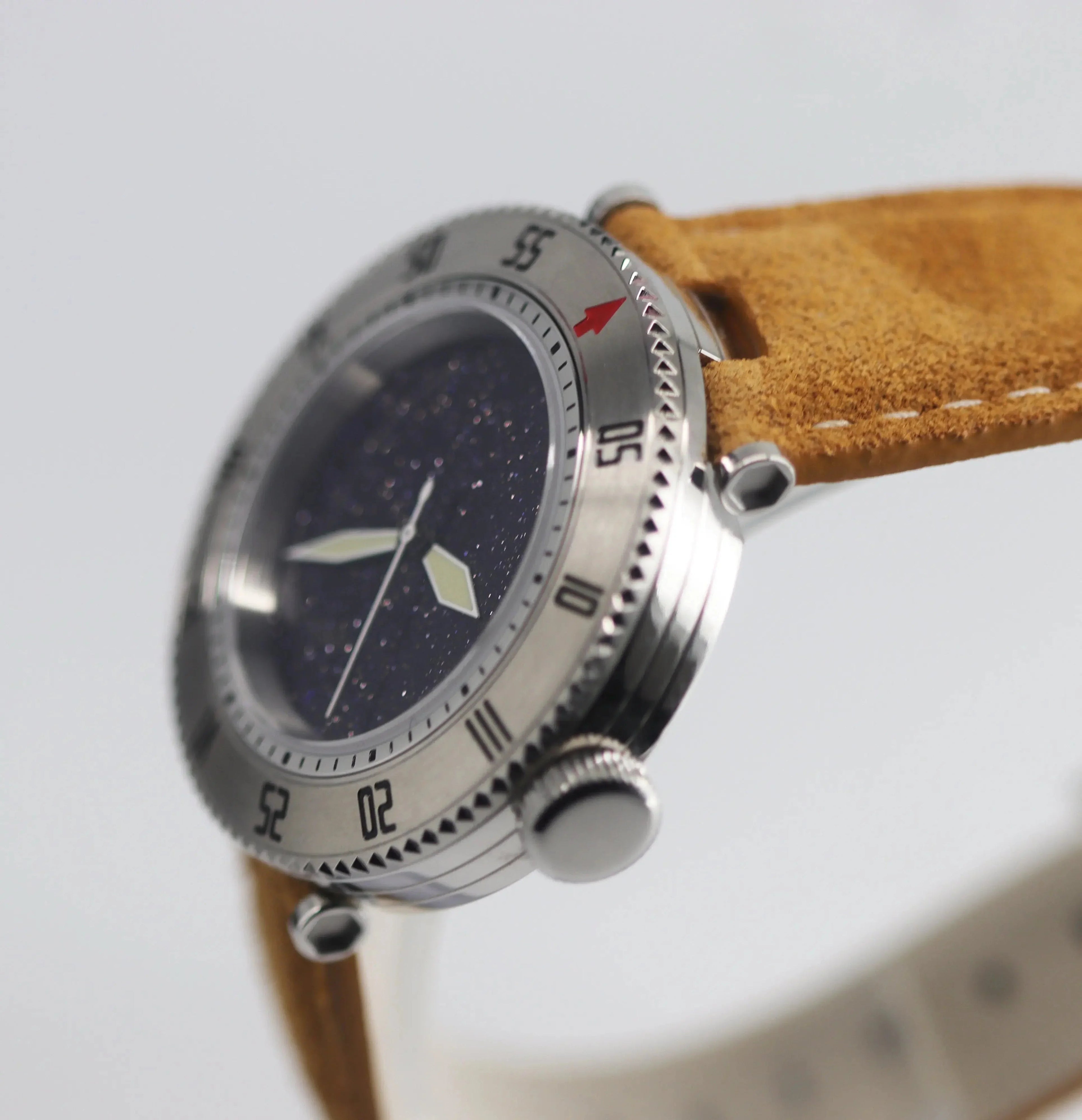 Automatic mechanical bronze/ stainless steel ultra-thin watch sidaxin