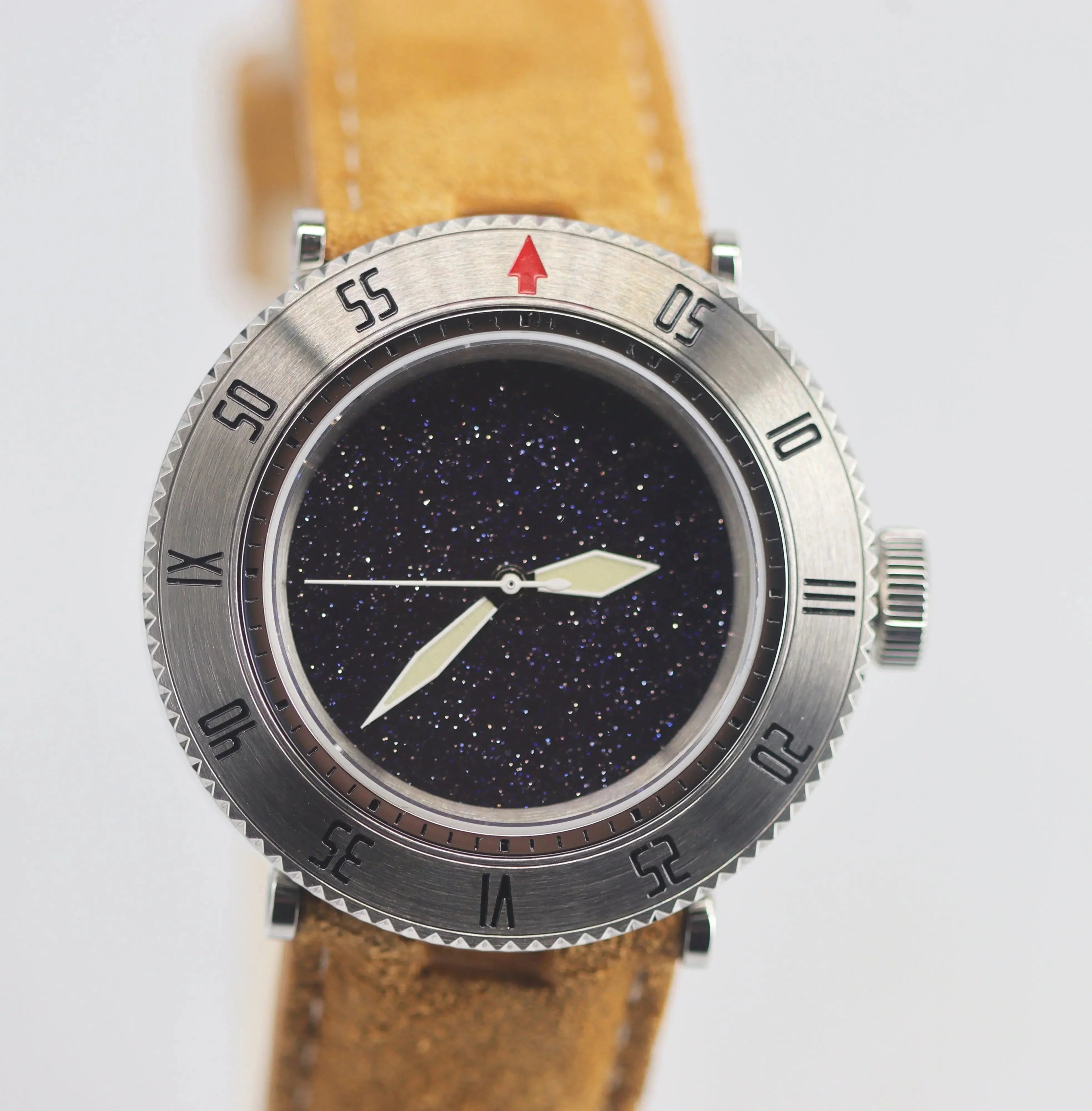 Automatic mechanical bronze/ stainless steel ultra-thin watch sidaxin