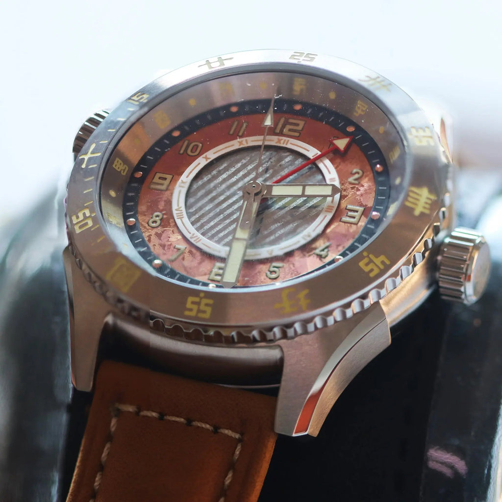 GMT Automatic mechanical stainless steel /bronze diving watch sidaxin