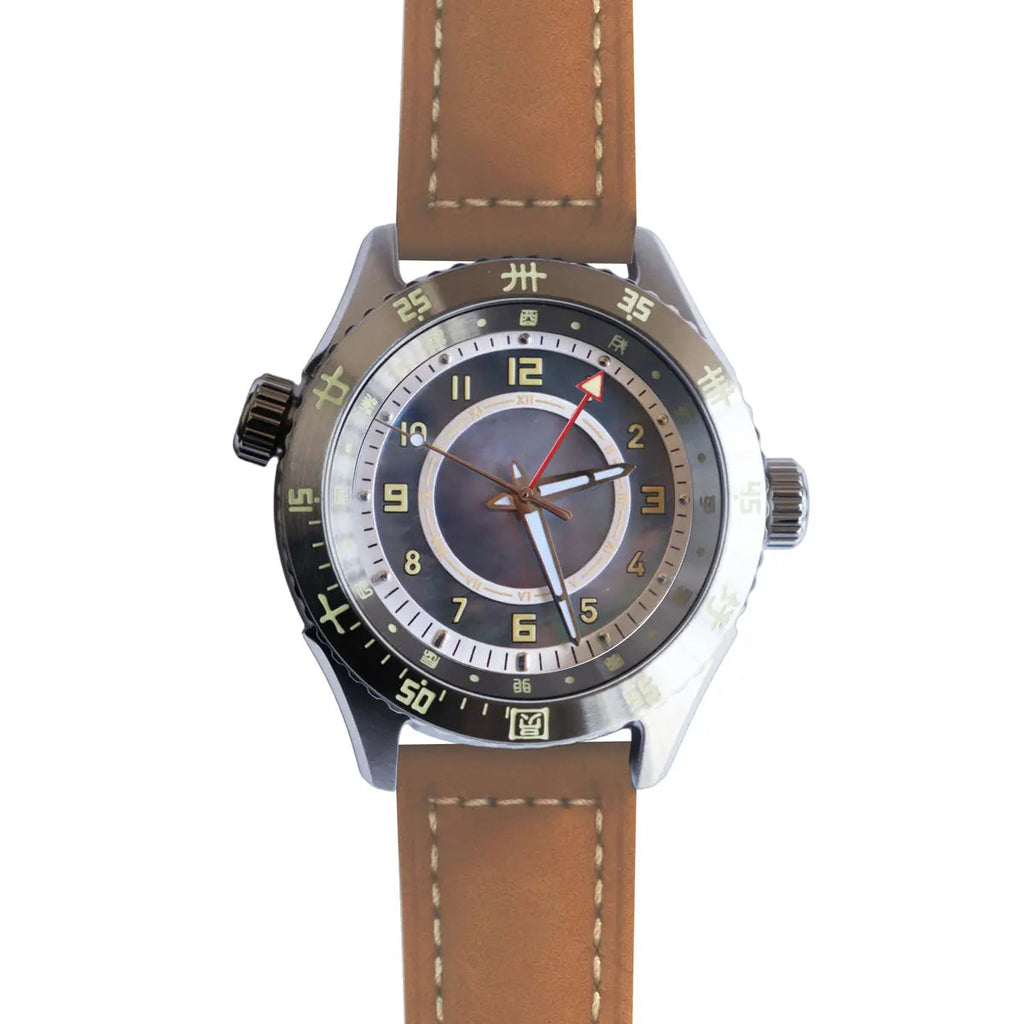 GMT Automatic mechanical stainless steel /bronze diving watch sidaxin