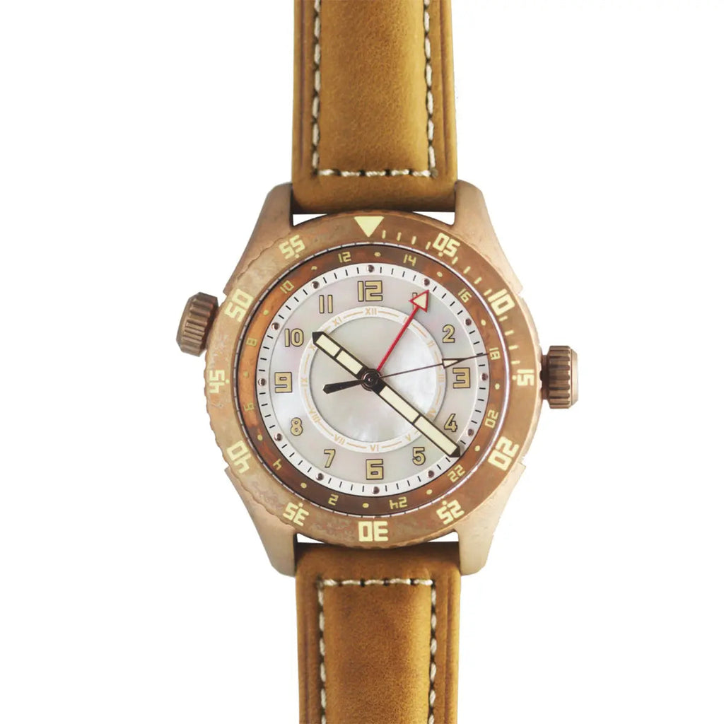 GMT Automatic mechanical stainless steel /bronze diving watch sidaxin