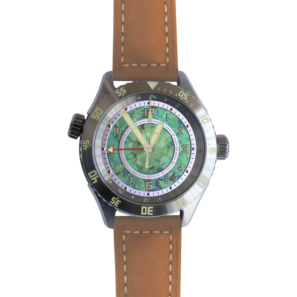 GMT Automatic mechanical stainless steel /bronze diving watch sidaxin