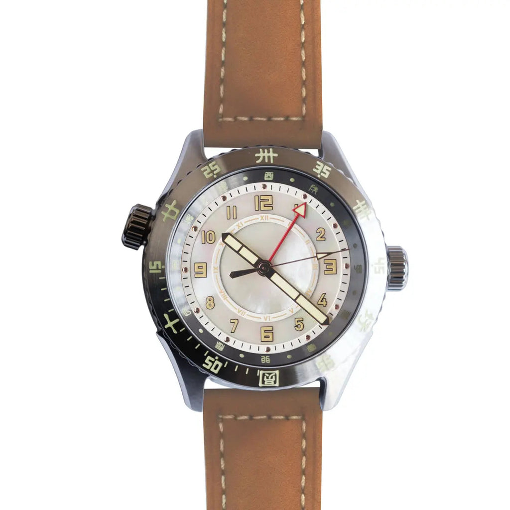 GMT Automatic mechanical stainless steel /bronze diving watch sidaxin