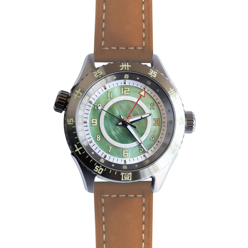 GMT Automatic mechanical stainless steel /bronze diving watch sidaxin