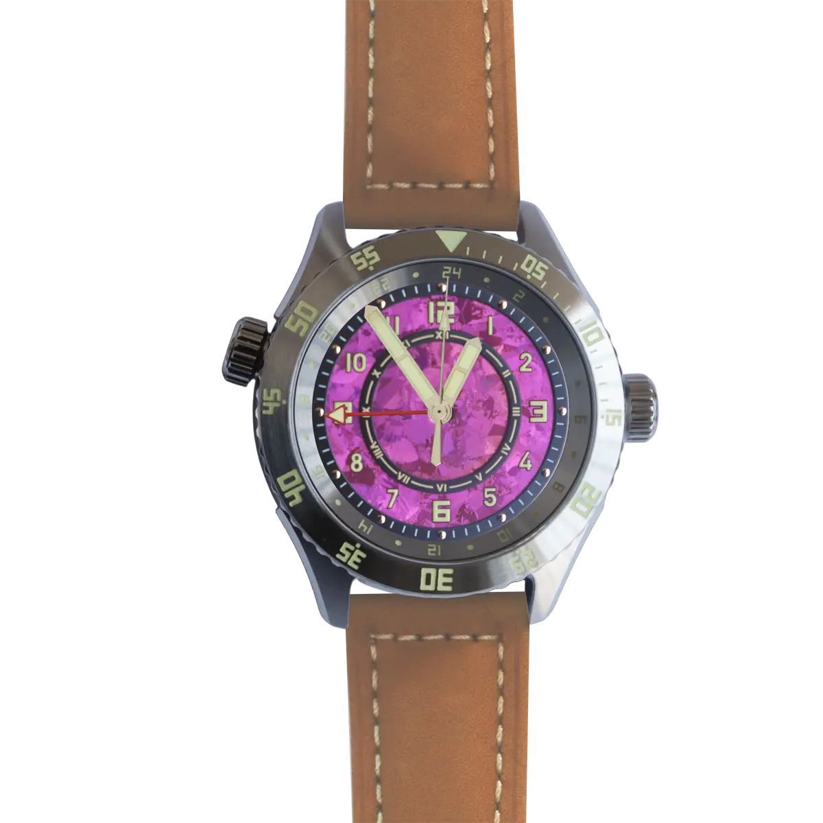 GMT Automatic mechanical stainless steel /bronze diving watch sidaxin