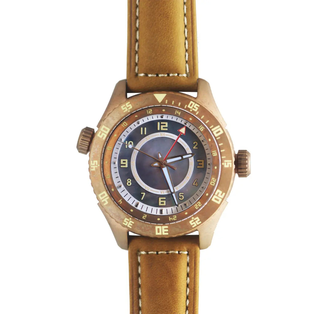 GMT Automatic mechanical stainless steel /bronze diving watch sidaxin