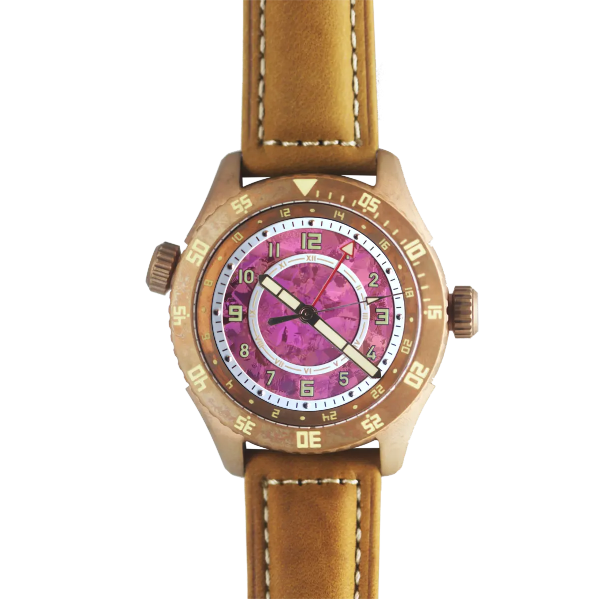 GMT Automatic mechanical stainless steel /bronze diving watch sidaxin