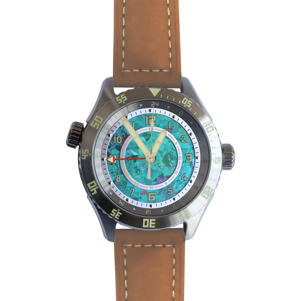 GMT Automatic mechanical stainless steel /bronze diving watch sidaxin