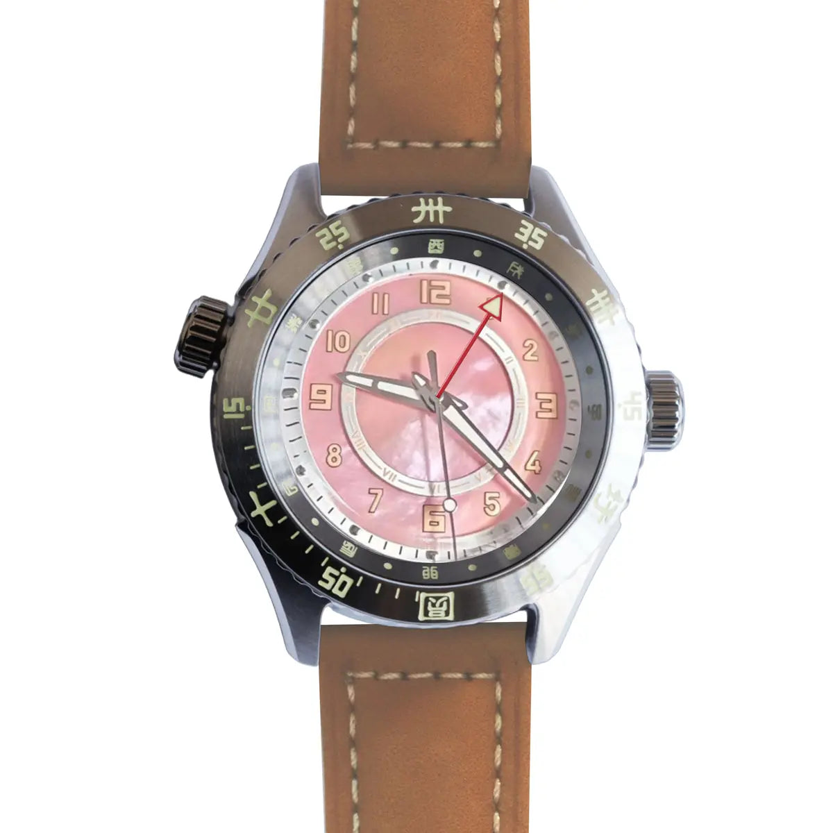 GMT Automatic mechanical stainless steel /bronze diving watch sidaxin