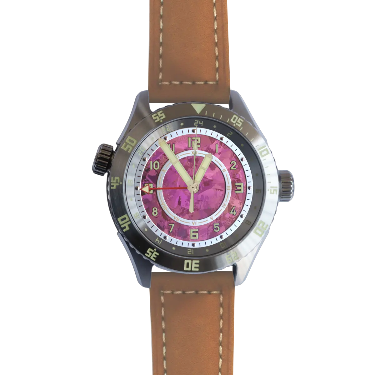 GMT Automatic mechanical stainless steel /bronze diving watch sidaxin