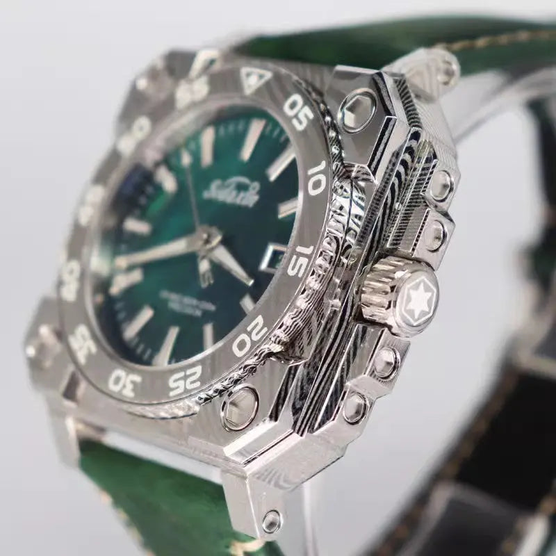 Automatic mechanical Damascus watch sidaxin