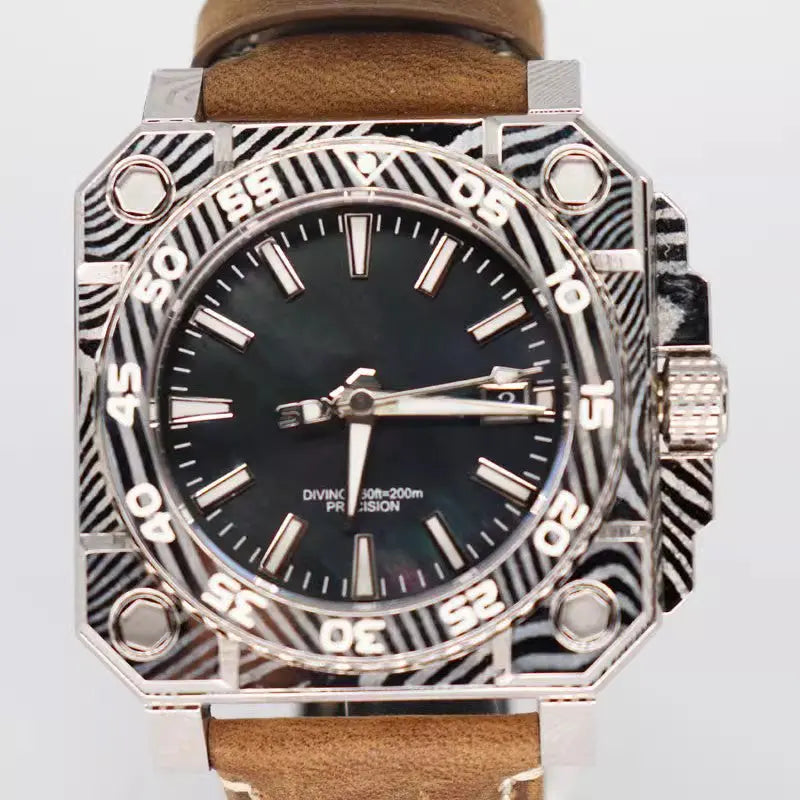 Automatic mechanical Damascus watch sidaxin