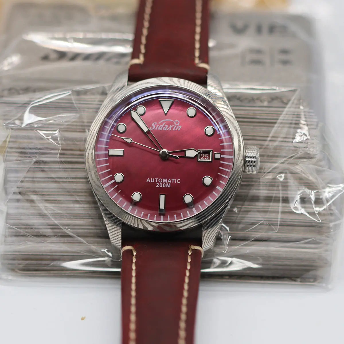 Automatic mechanical Damascus watch sidaxin